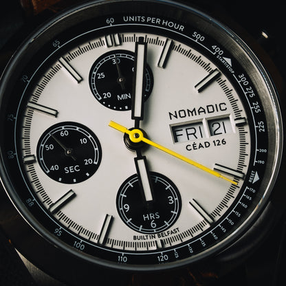 Céad 126 - Navigator White - Chronograph