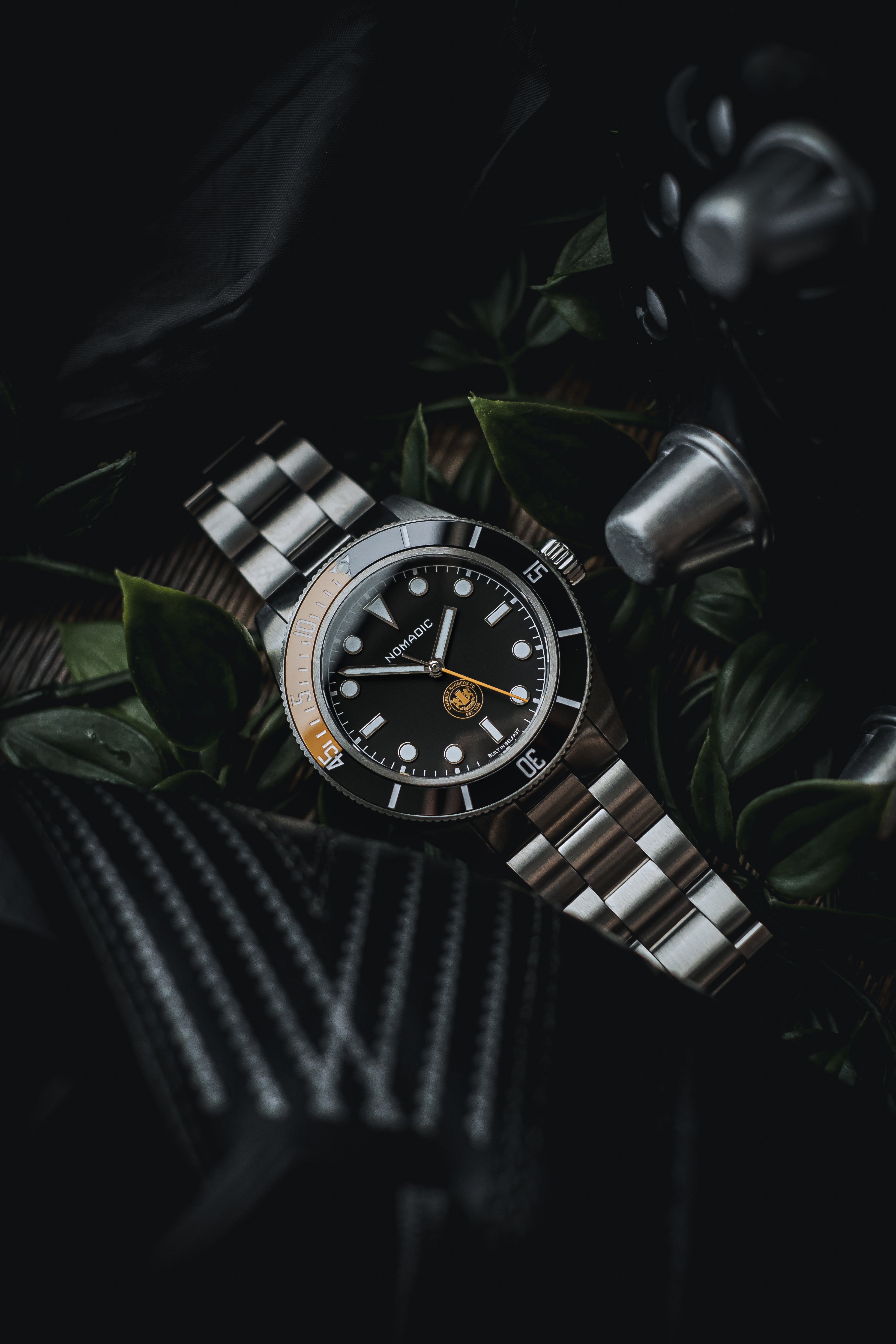 Amber Army Pitch-Master - Football / Soccer Timing Watch - Carrick Rangers FC