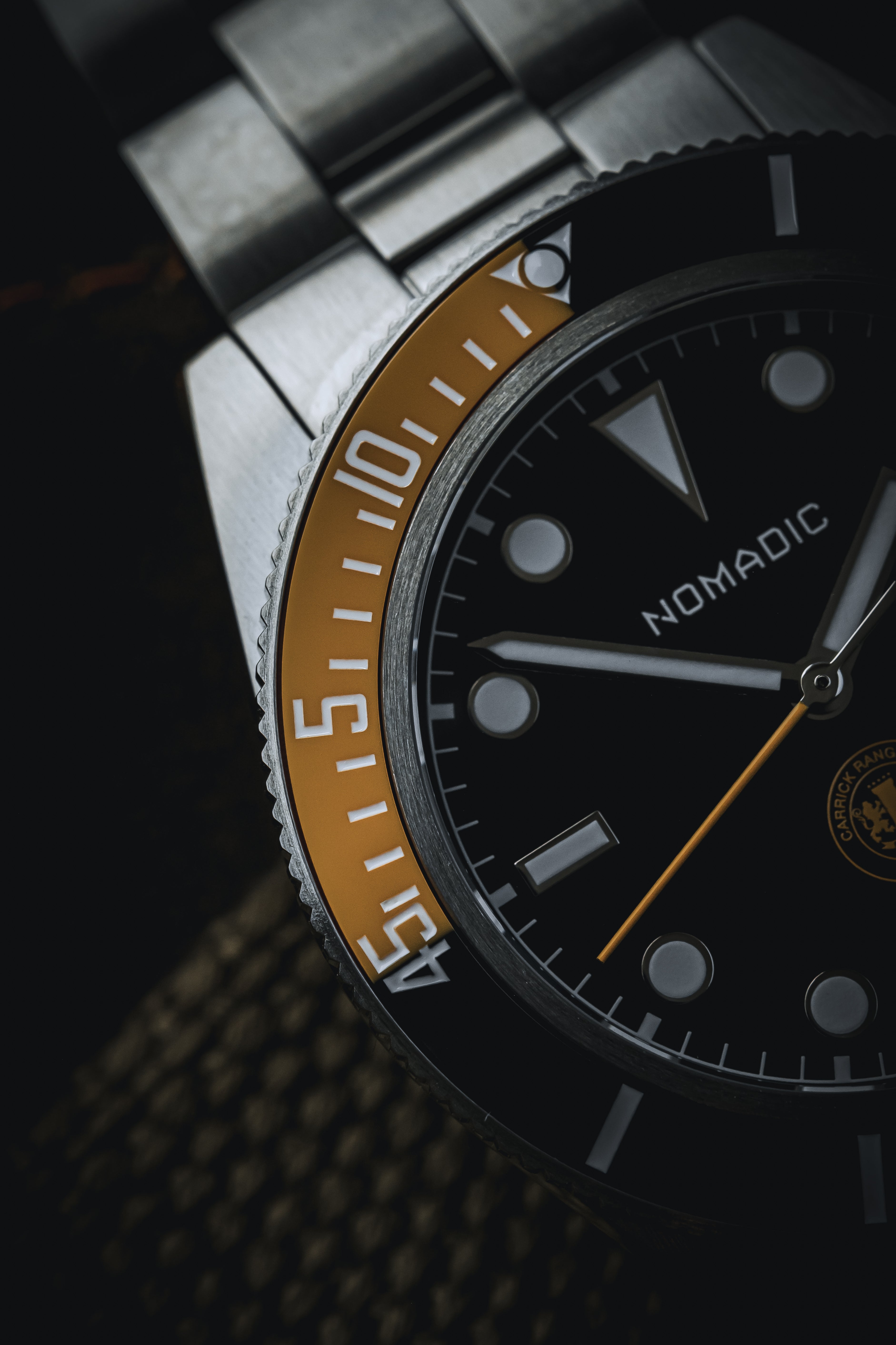 Amber Army Pitch-Master - Football / Soccer Timing Watch - Carrick Rangers FC