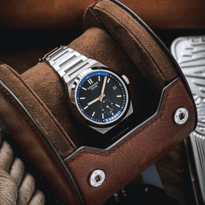 Cíor 928 - Navy and Gold - Luxury Sports Watch (36mm)