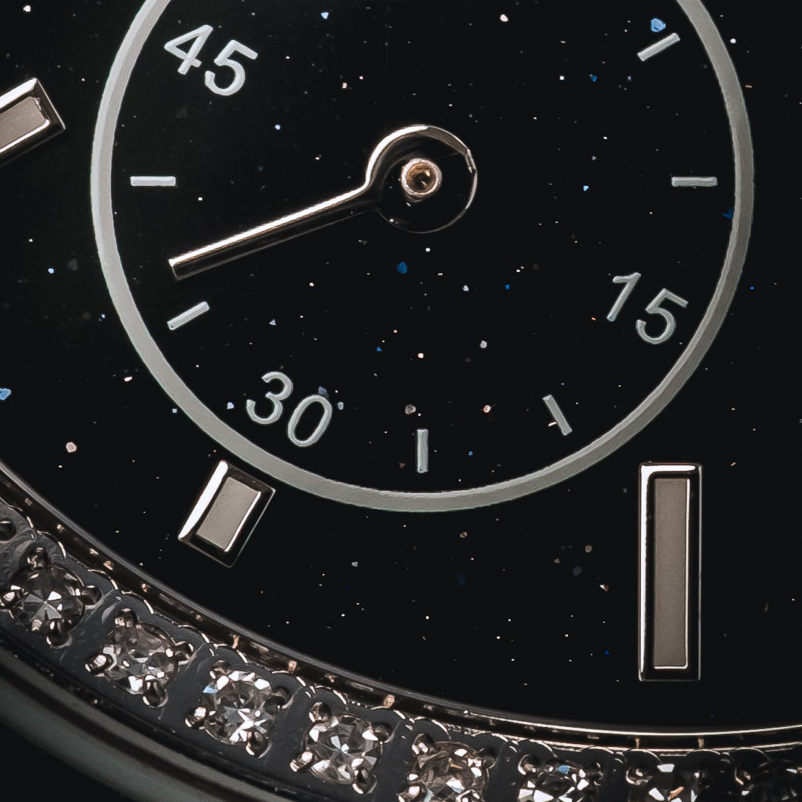 Cíor 928 - Luxury Sports Watch (36mm) - Starry Night with Diamonds