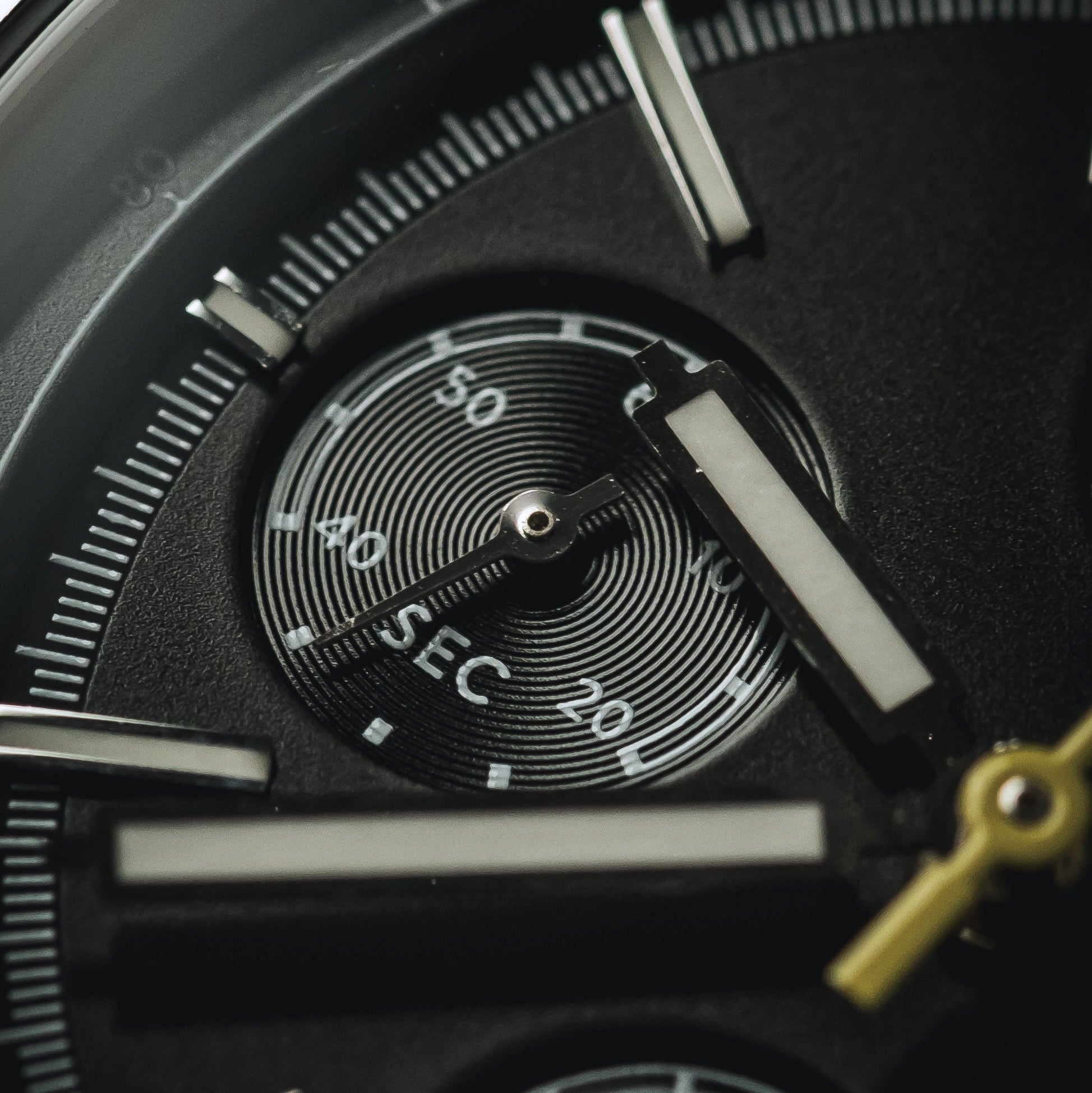 Céad 126 - Pitch Black - Chronograph