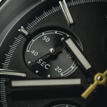Céad 126 - Pitch Black - Chronograph