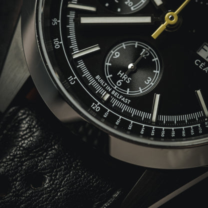 Céad 126 - Pitch Black - Chronograph