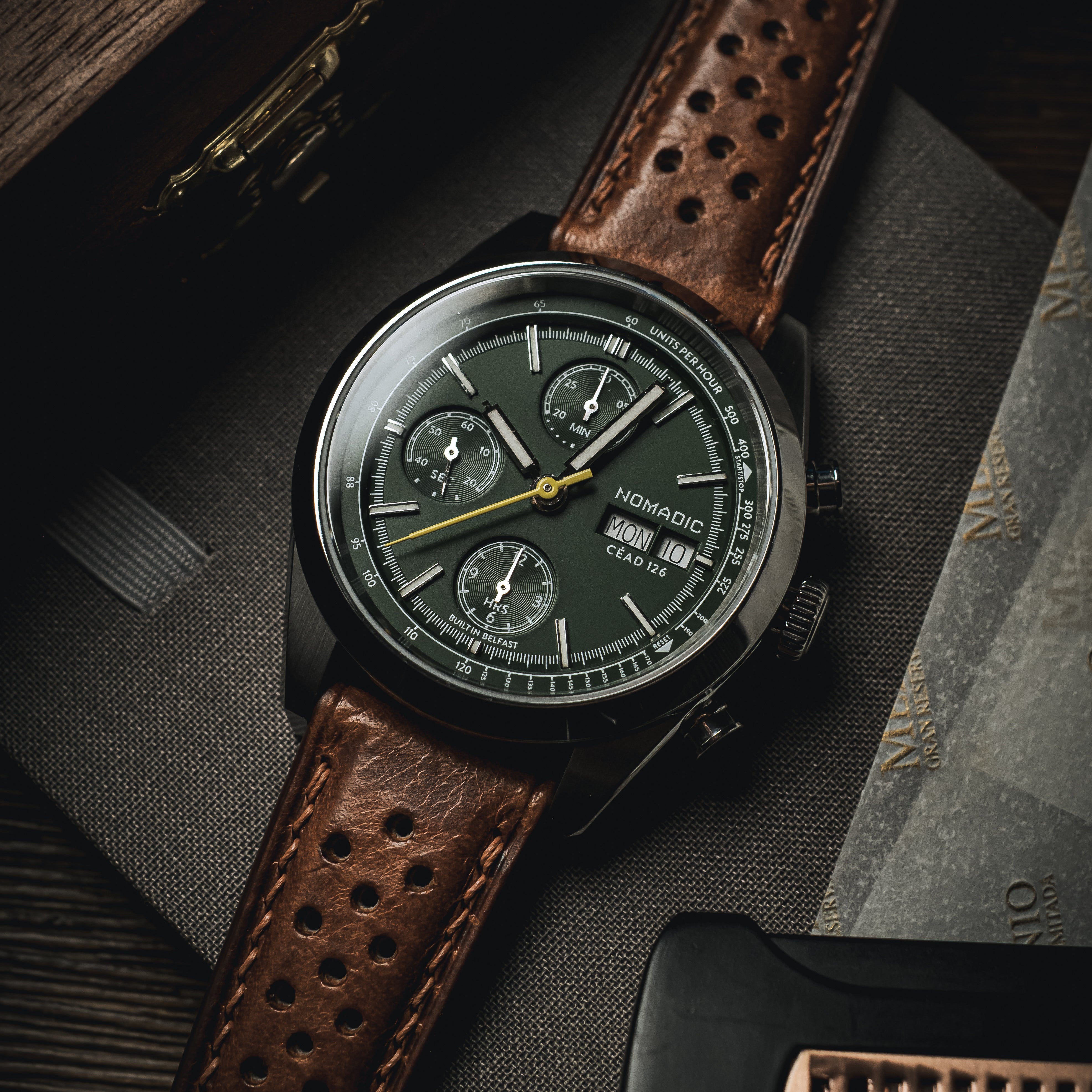 Céad 126 - Emerald Abyss - Chronograph