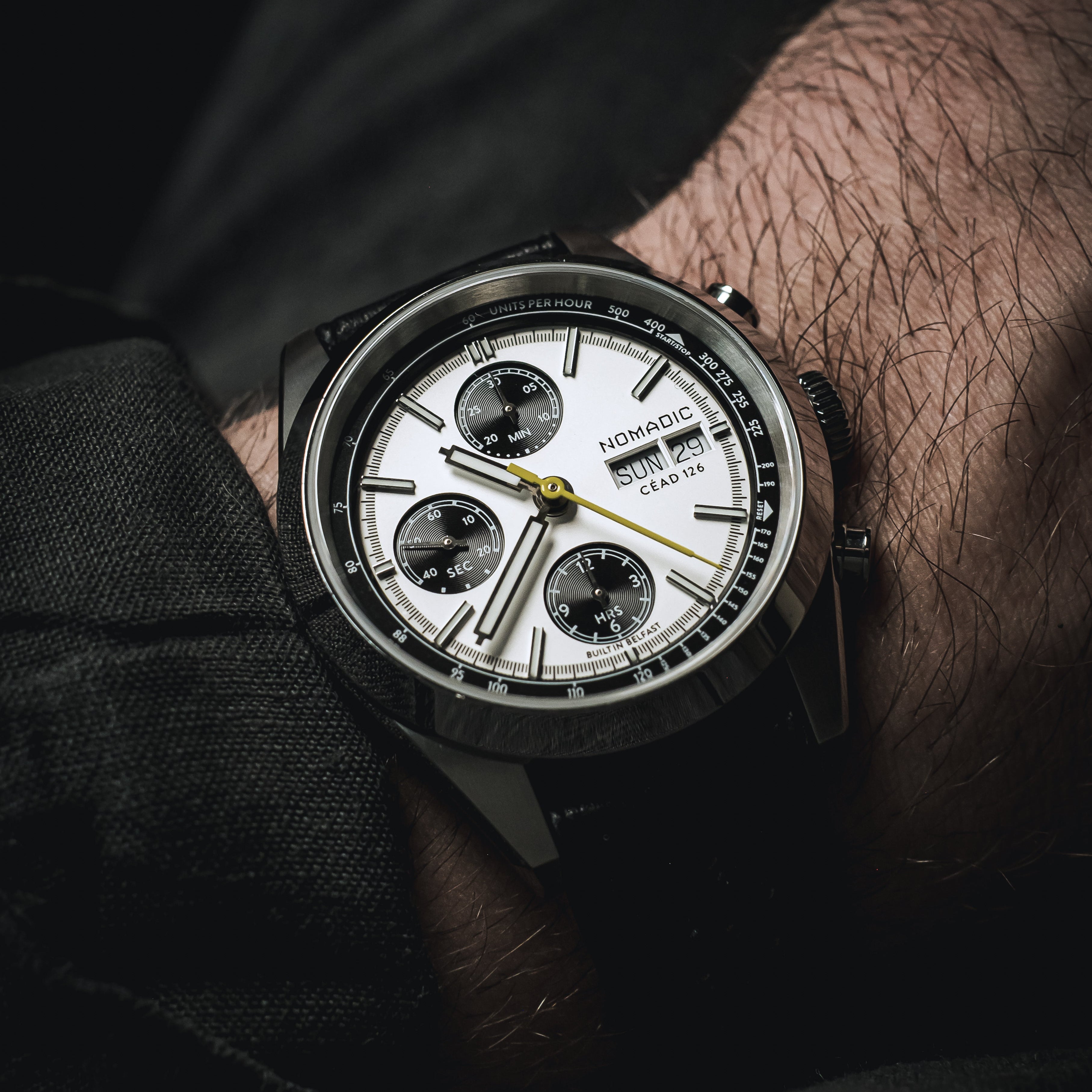 Céad 126 - Navigator White - Chronograph