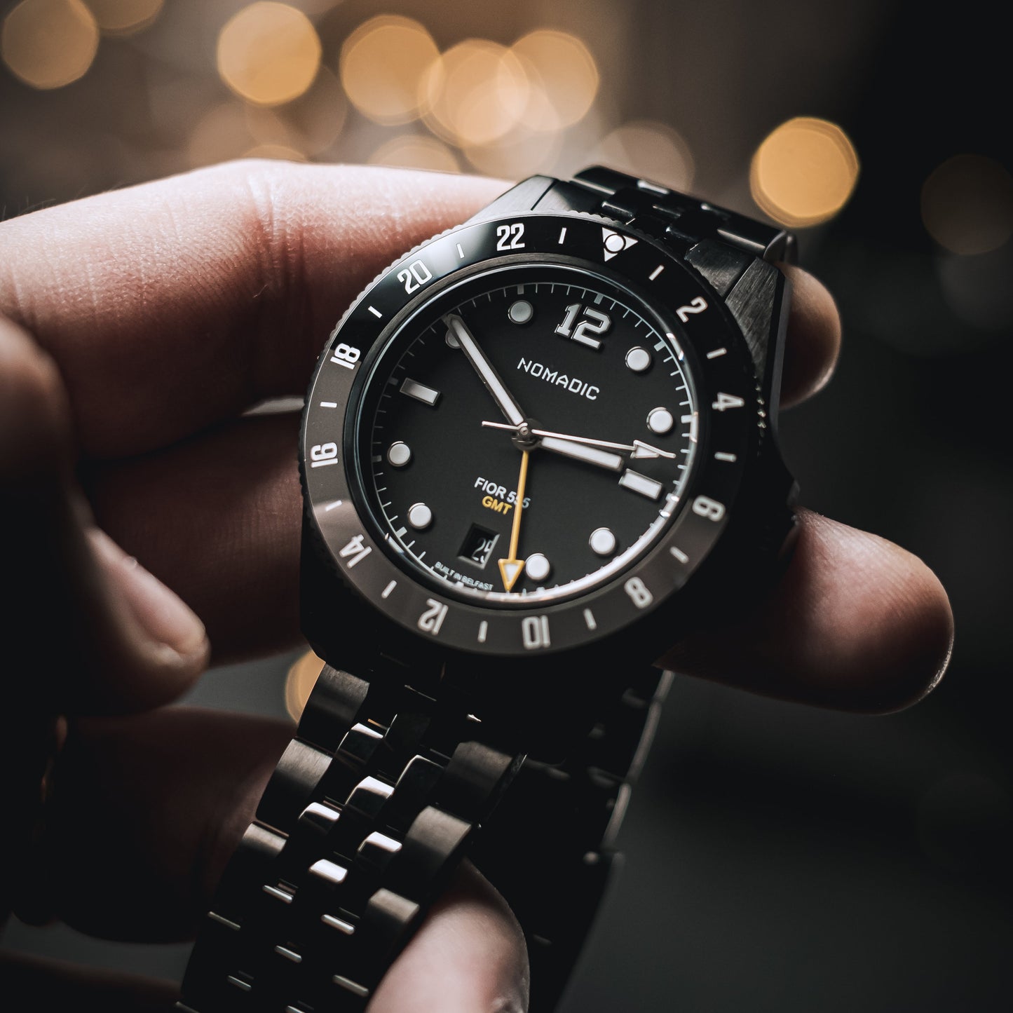 Blackout Fíor 555 - GMT Watch (41mm)