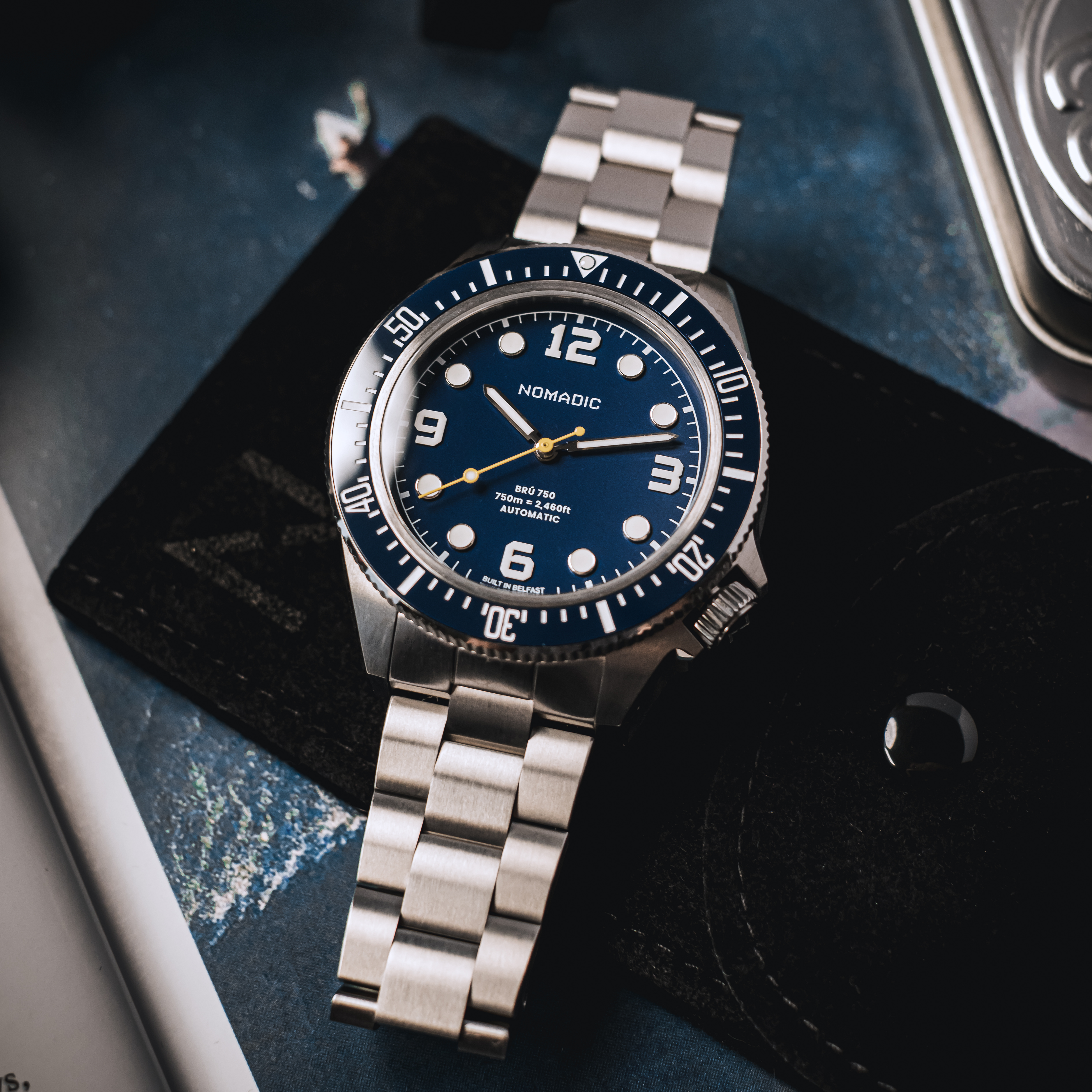 Brú 750 - 42mm Ti5 Deep Dive - Deep Ocean Blue