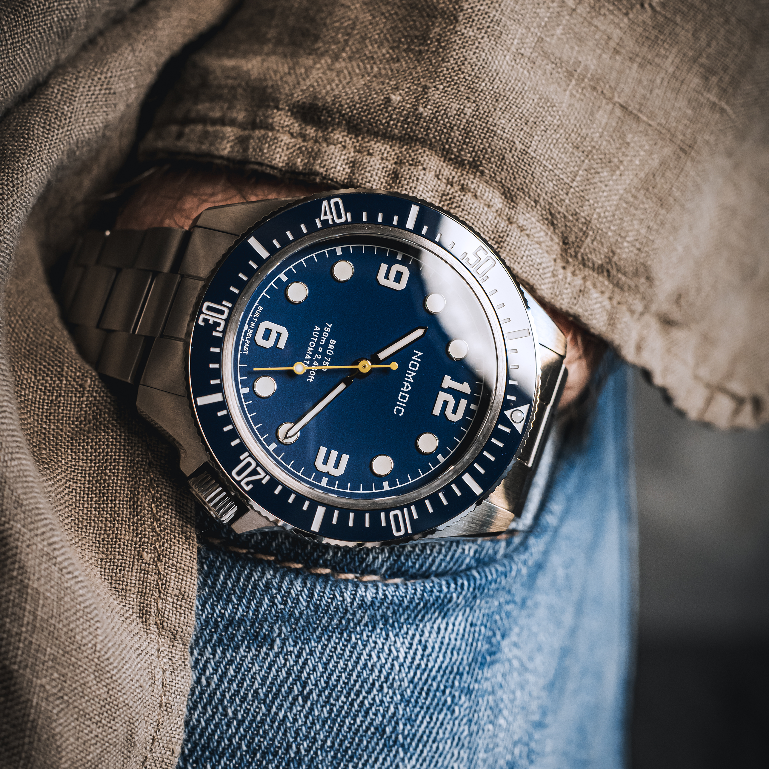 Brú 750 - 42mm Ti5 Deep Dive - Deep Ocean Blue