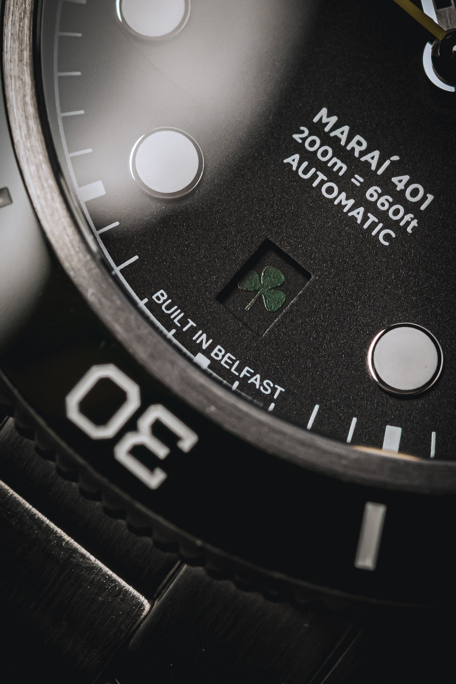 (40mm) Maraí 401 - Black Shamrock Limited Edition