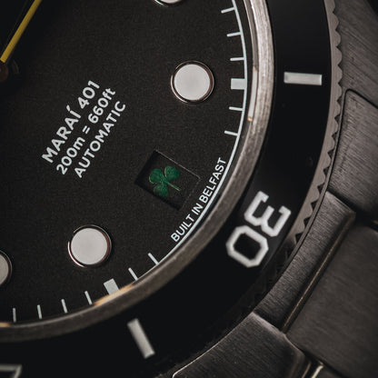 (40mm) Maraí 401 - Black Shamrock Limited Edition