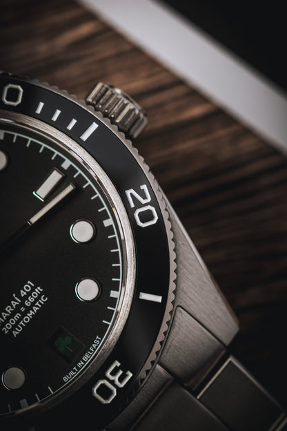 (40mm) Maraí 401 - Black Shamrock Limited Edition