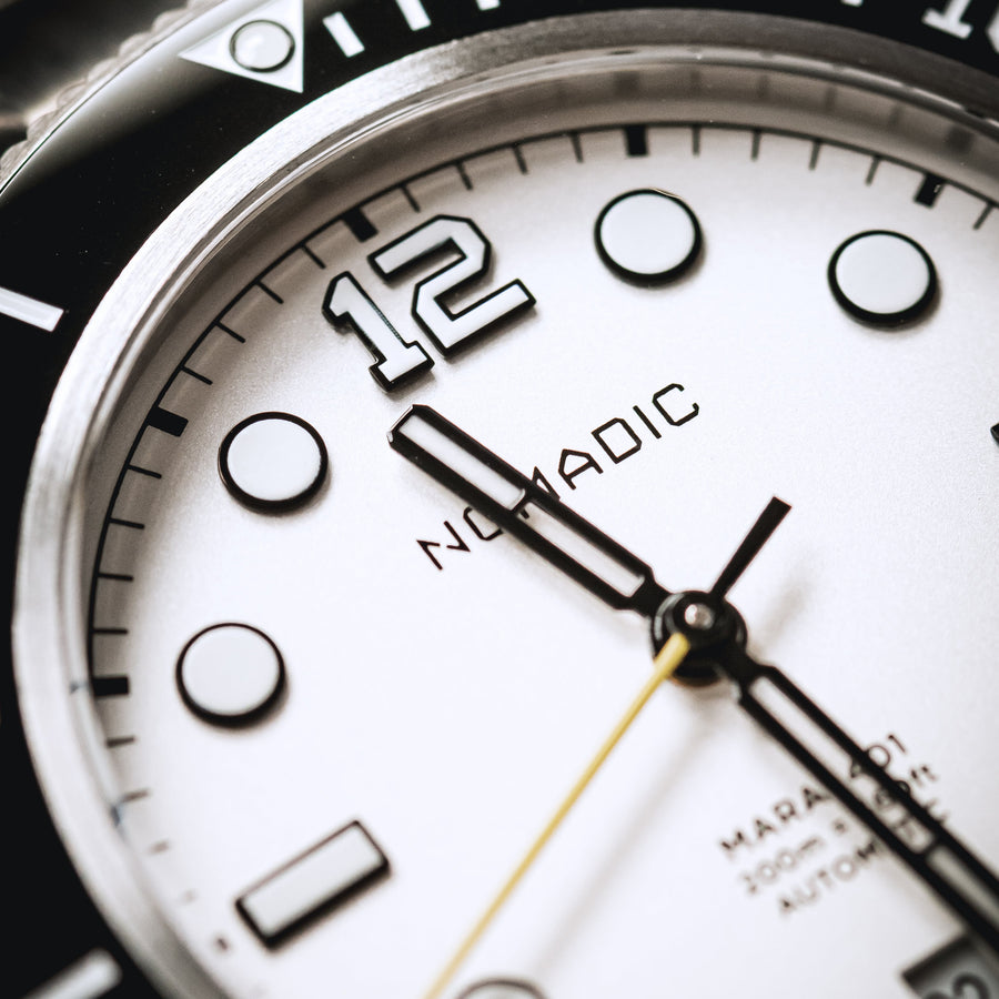 Maraí 401 - Navigator White - 40mm Dive Watch (2026 Edition)