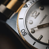White & Gold - Maraí 401 Prestige Compact - 36mm 18K Gold Dive Watch (2026 Edition)