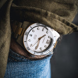 White & Gold - Maraí 401 Prestige Compact - 36mm 18K Gold Dive Watch (2026 Edition)