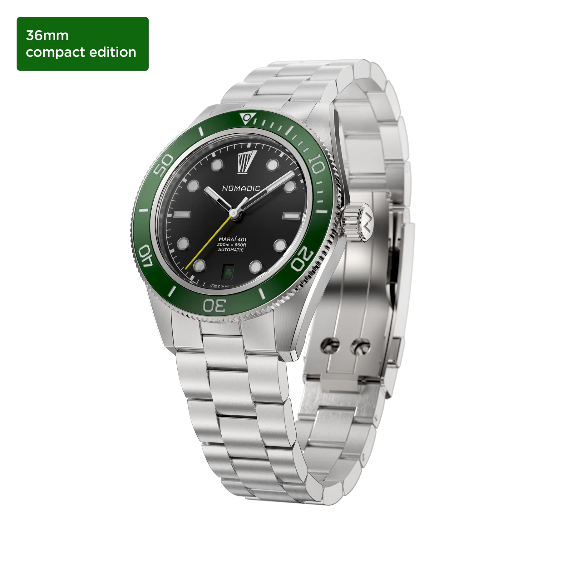 (36mm) Maraí 401 Compact - Black Shamrock Limited Edition