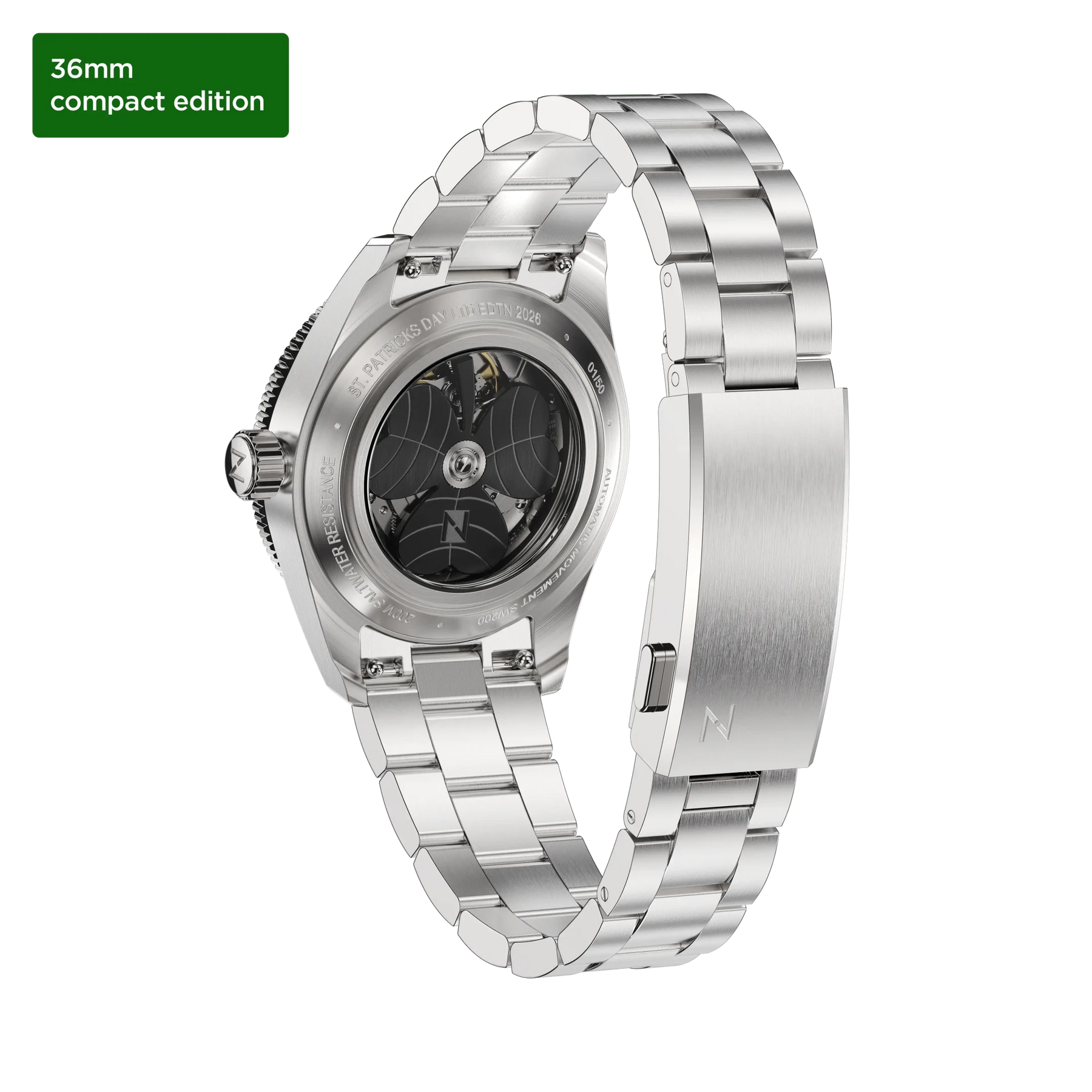 (36mm) Maraí 401 Compact - Black Shamrock Limited Edition
