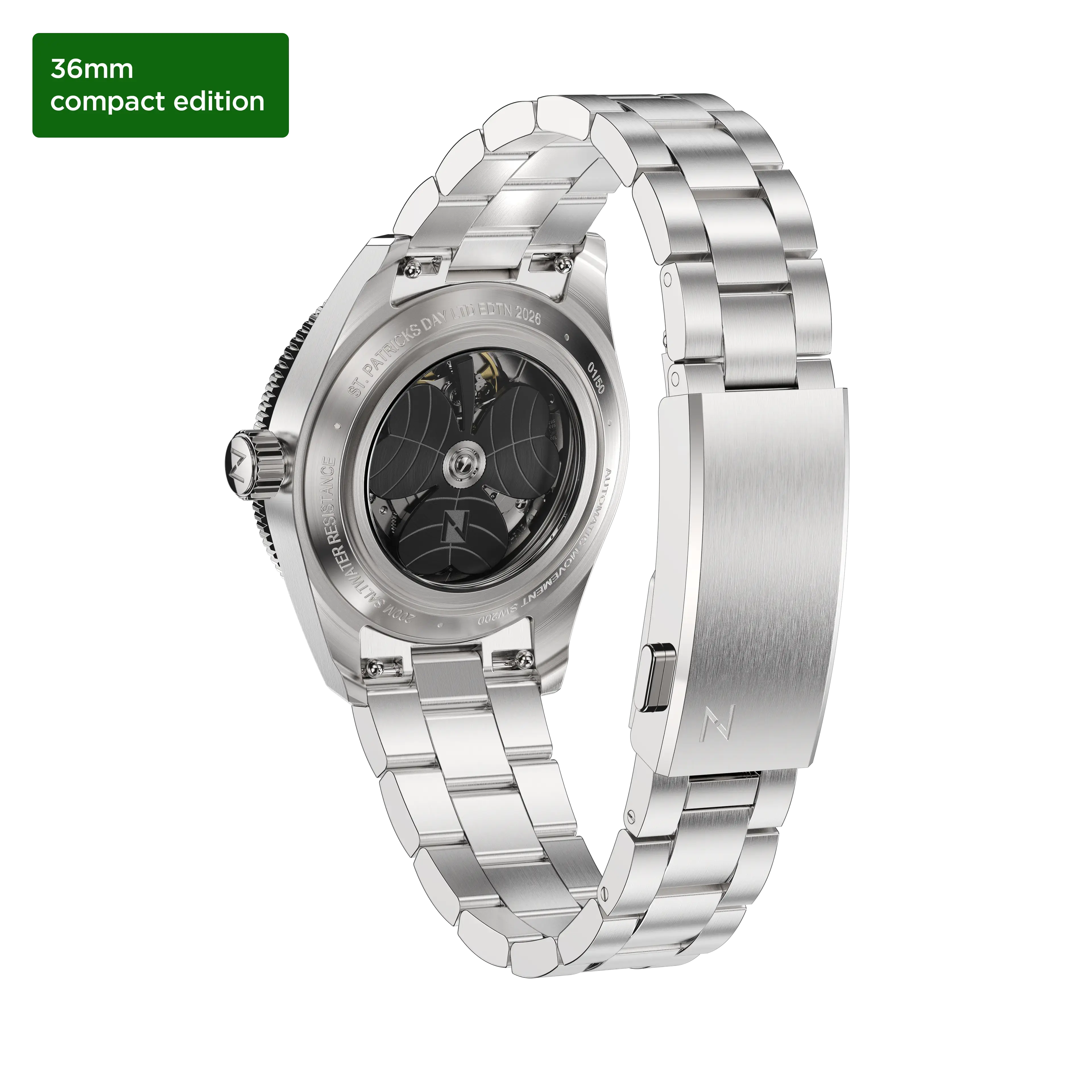 (36mm) Maraí 401 Compact - Black Shamrock Limited Edition