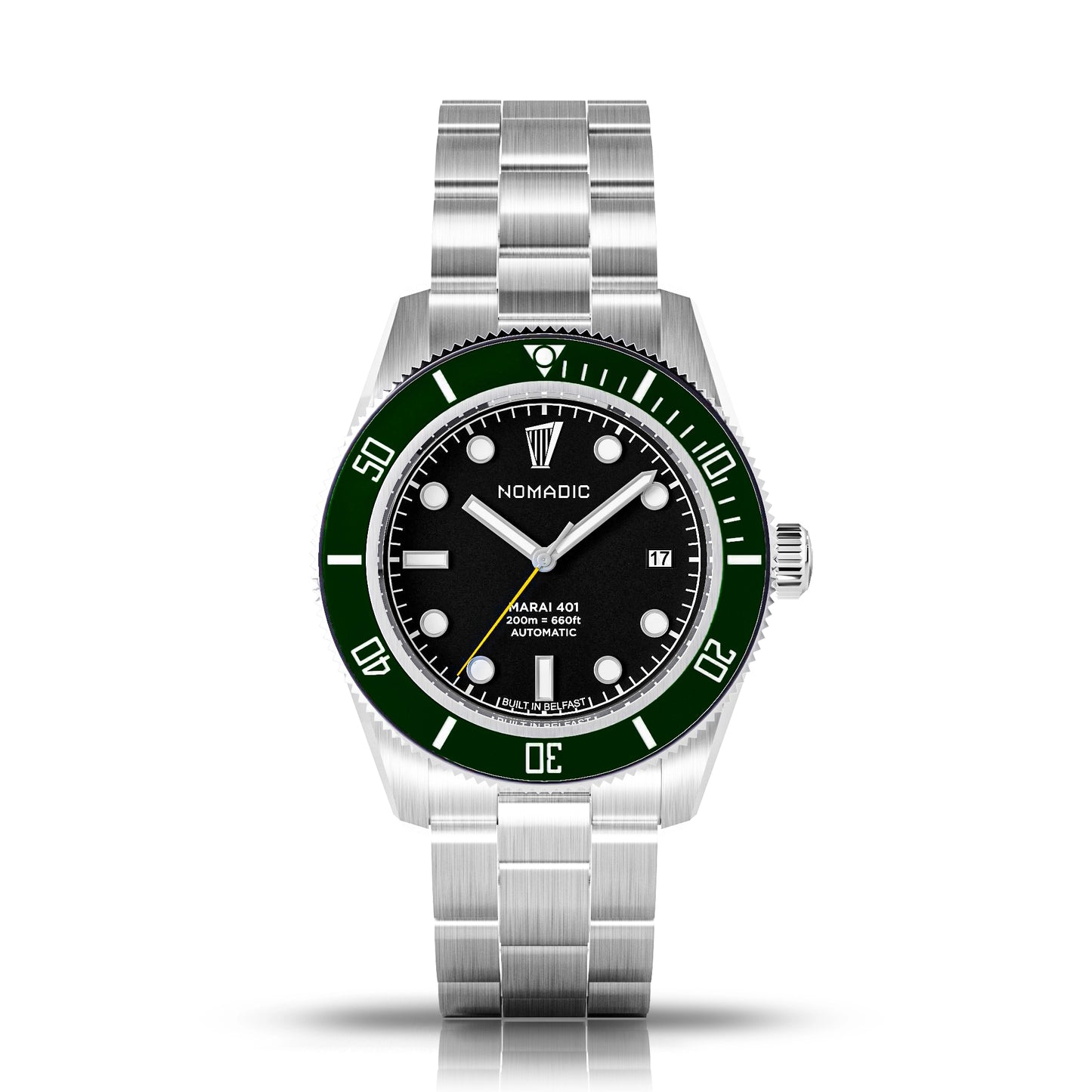 Black Shamrock - Ltd Edtn St. Patricks Day 2025 - Maraí 401 - Dive Watch (40mm)