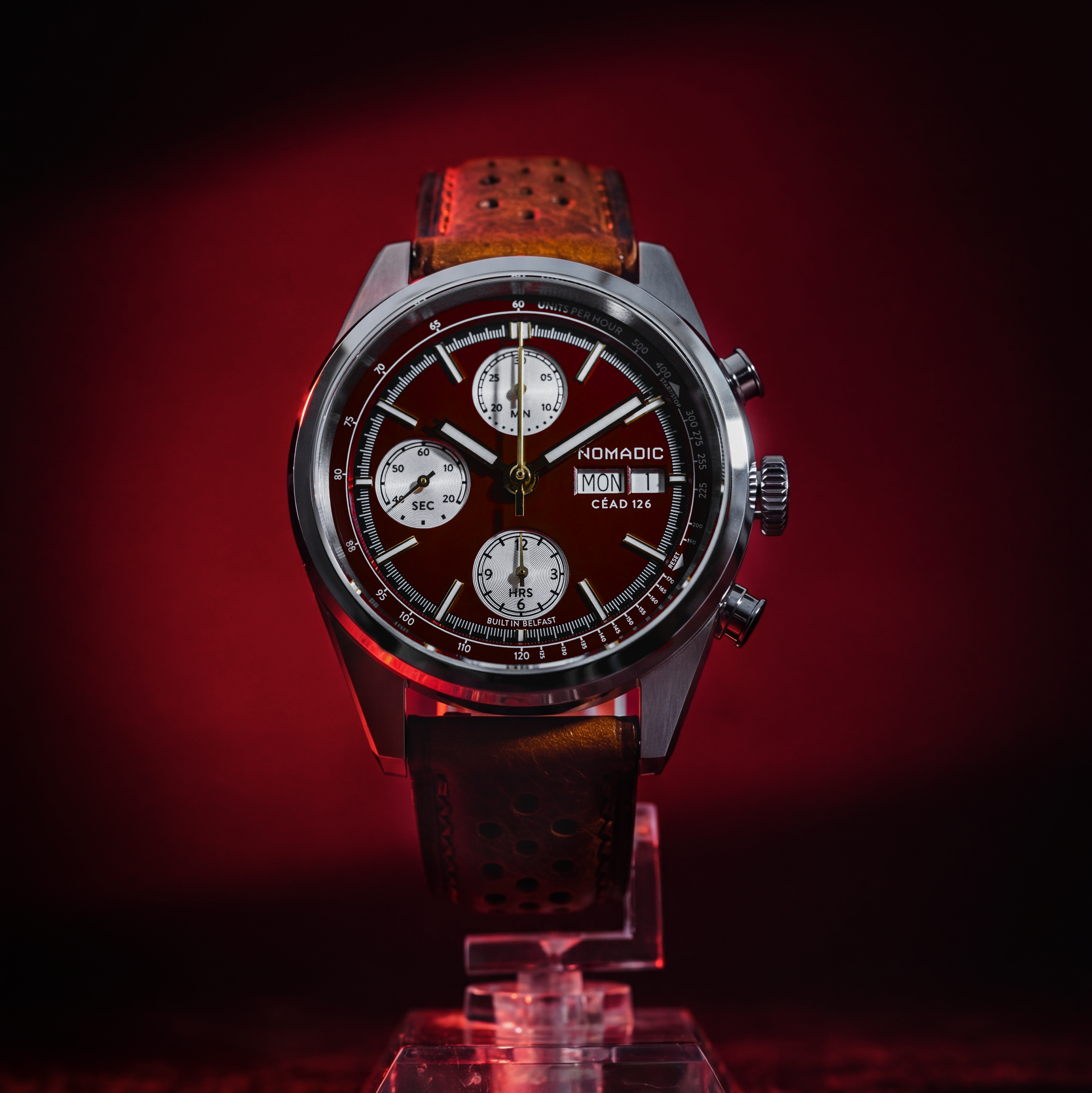 Céad 126 - Crimson Dawn - Chronograph