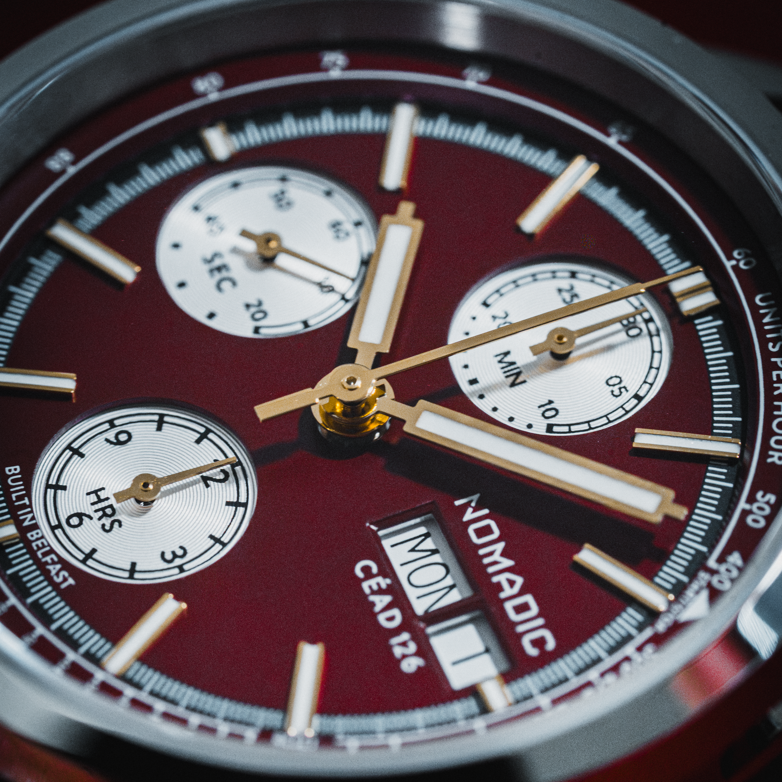 Céad 126 - Crimson Dawn - Chronograph
