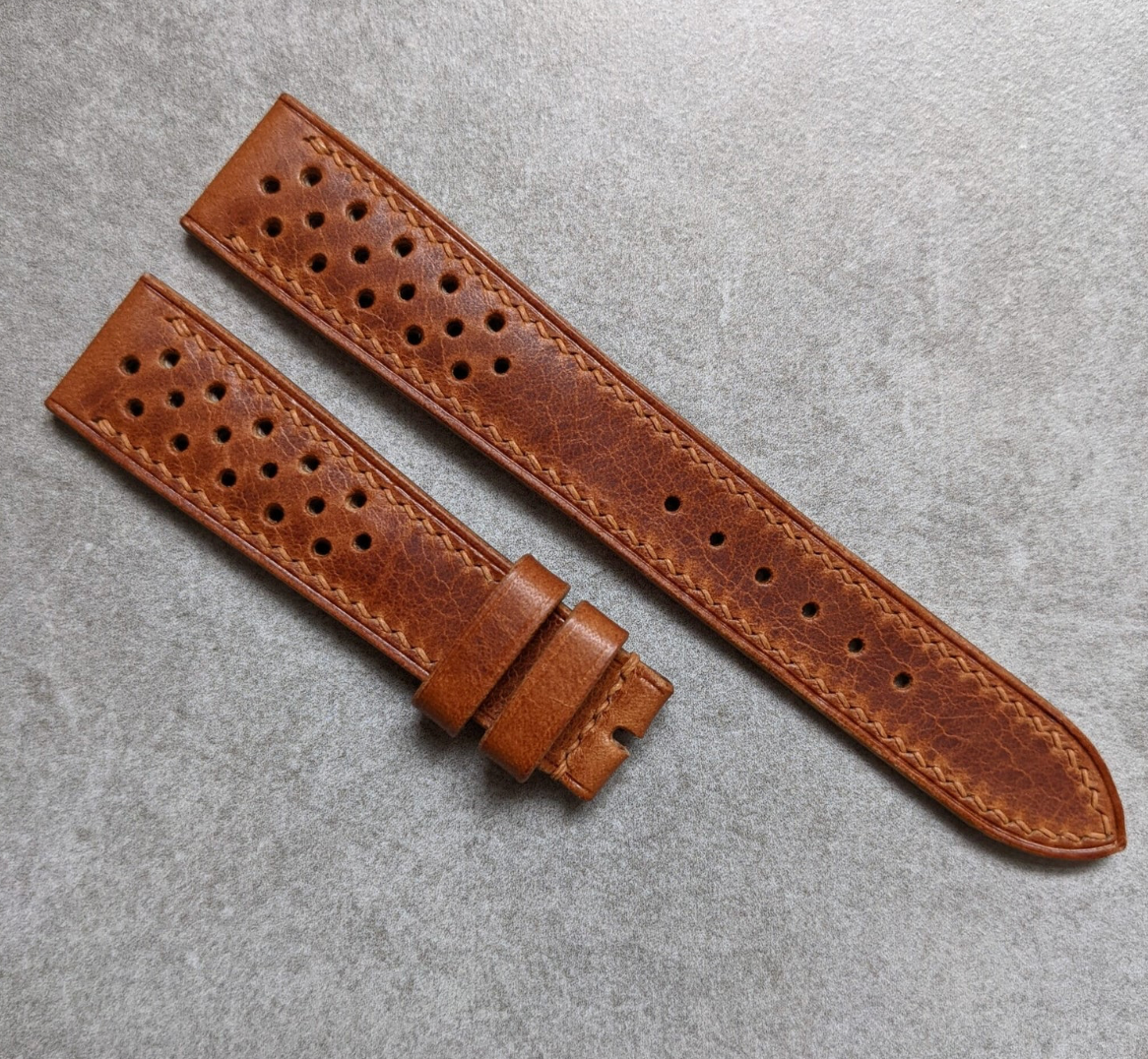 Badalassi Wax Rally Strap - Tan Brown