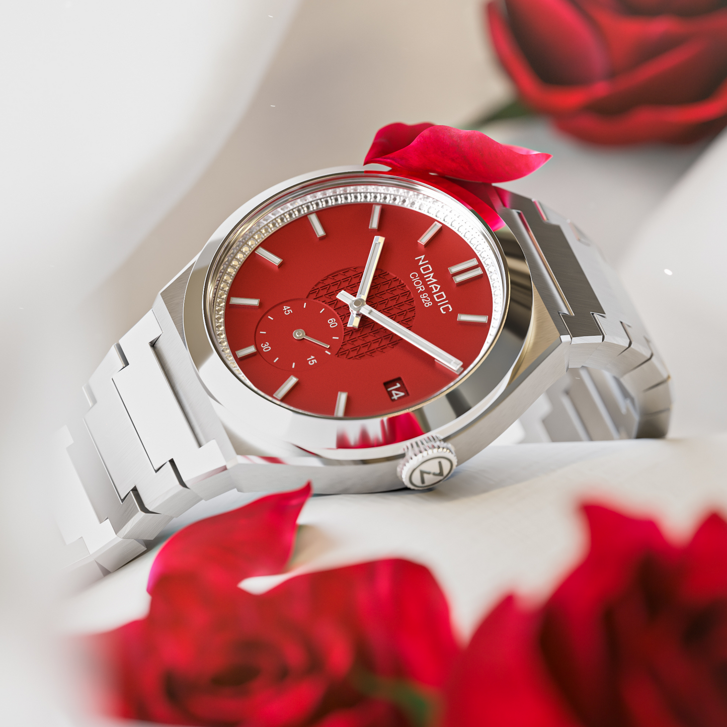 Cíor 928 - Valentine's Limited Edition (5pcs) Luxury Sports Watch with Diamonds