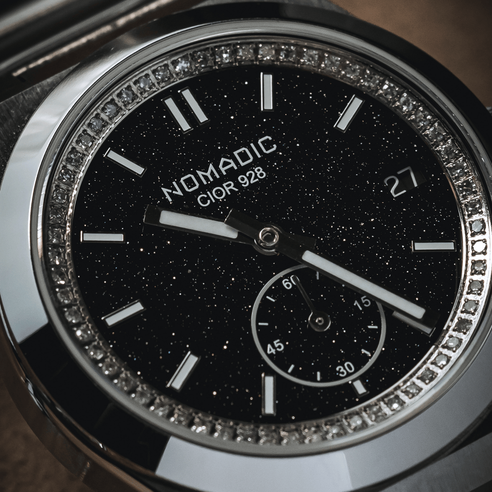 Cíor 928 - Luxury Sports Watch (36mm) - Starry Night with Diamonds ...