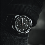 Cíor 928 - Luxury Sports Watch (36mm) - Black and Rose Gold