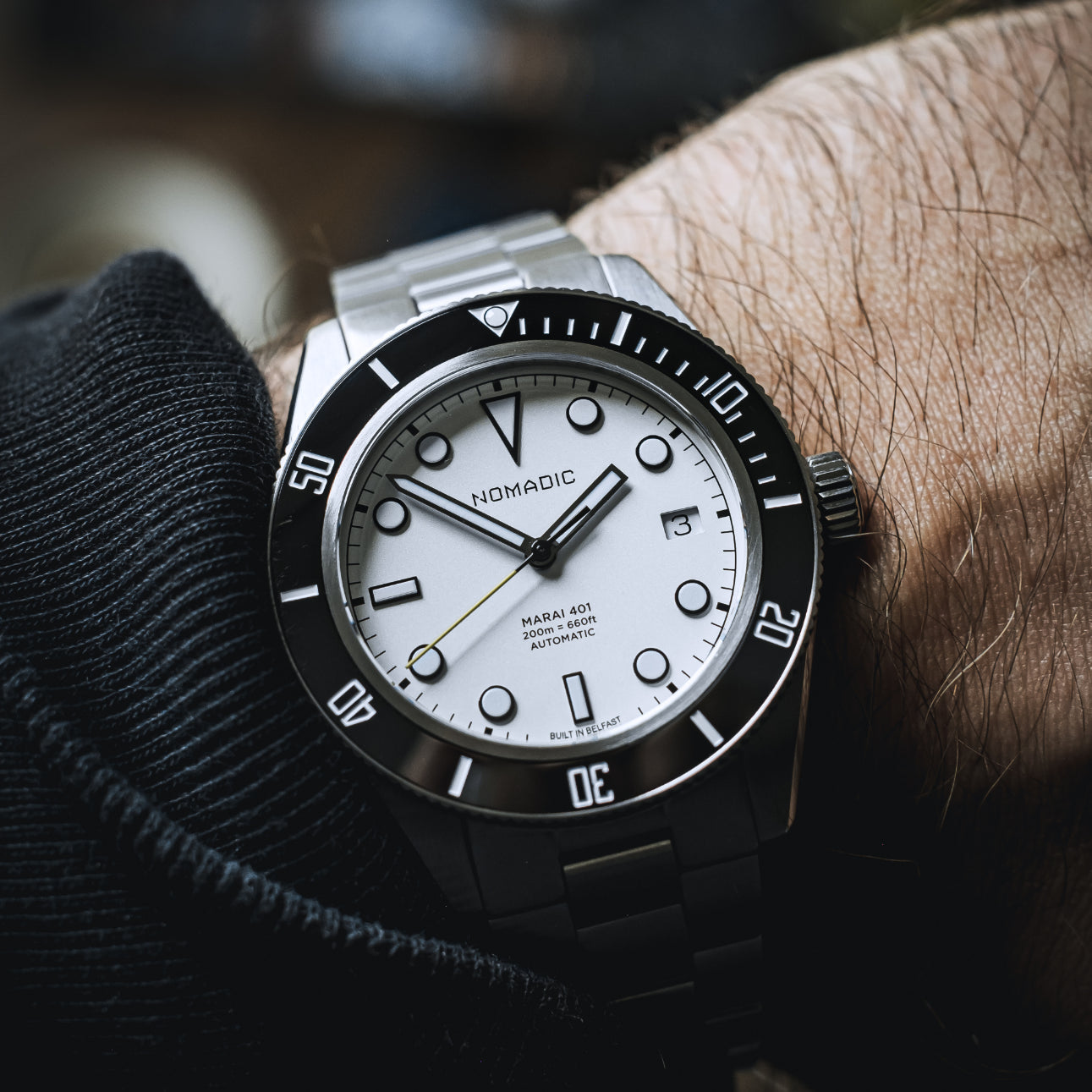 Navigator White - Maraí 401 - Dive Watch