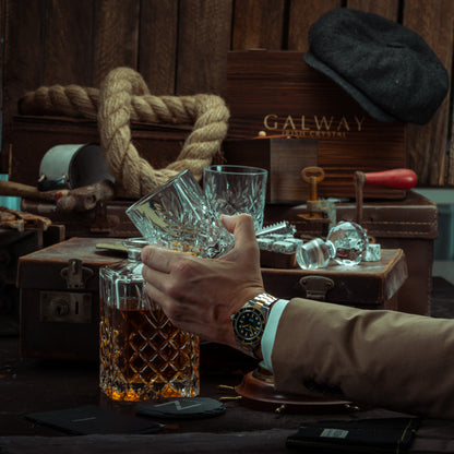 The Skipper's Selection Whiskey Set - Galway Crystal x Nomadic