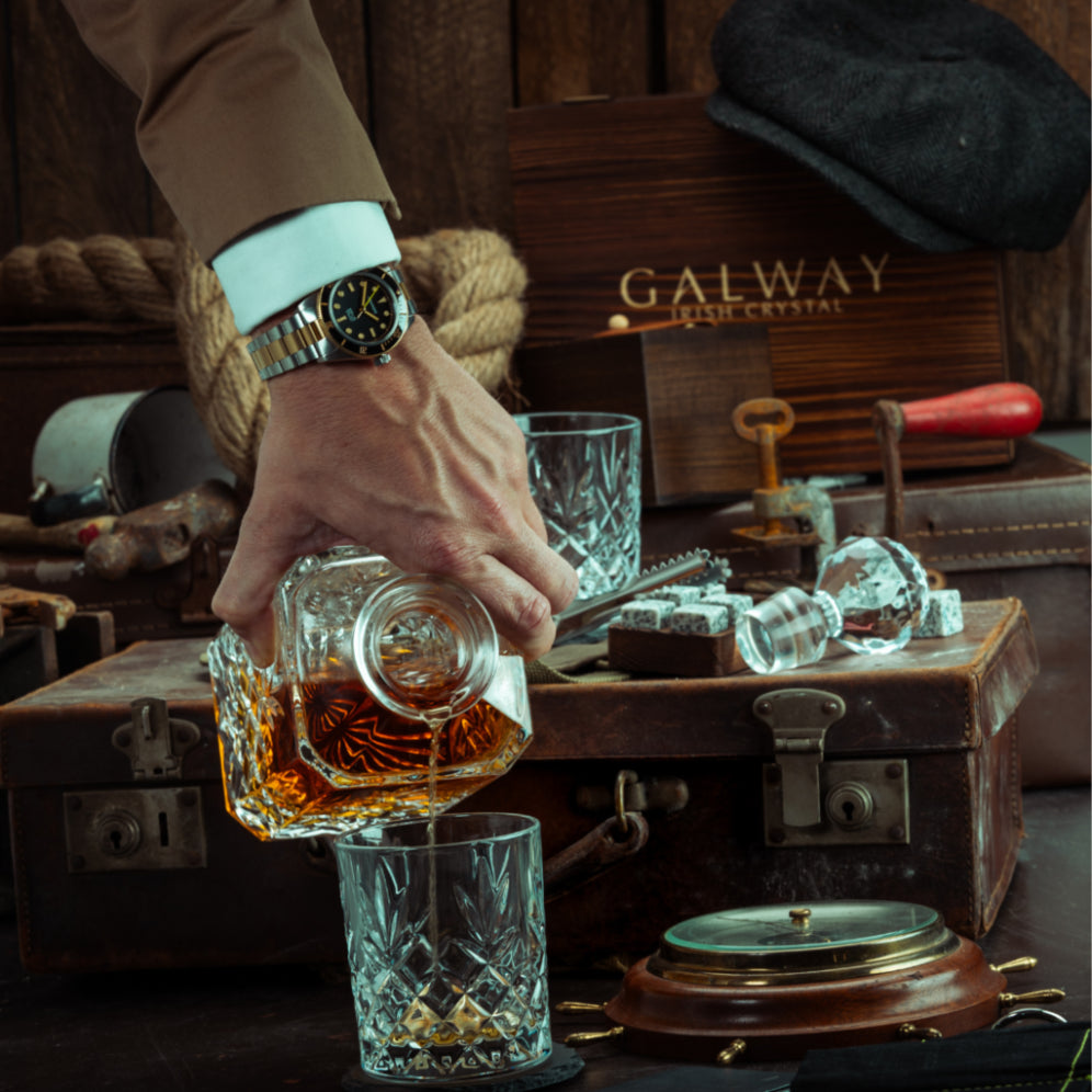 The Skipper's Selection Whiskey Set - Galway Crystal x Nomadic