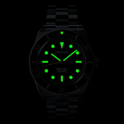 Crimson Dawn - Maraí 401 Prestige - 18K Gold Dive Watch