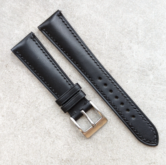 Strap Tailor - Buttero Watch Strap - Black - Medium - 20mm