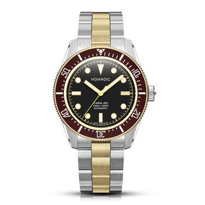 Crimson Dawn - Maraí 401 Prestige - 18K Gold Dive Watch