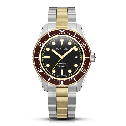 Crimson Dawn - Maraí 401 Prestige - 18K Gold Dive Watch
