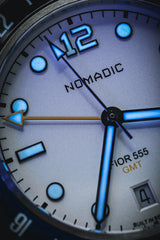 Fíor 555 - GMT Watch (41mm) - Navigator White