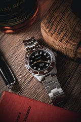 Crimson Dawn - Maraí 401 Compact - 36mm Dive Watch (2026 Edition)
