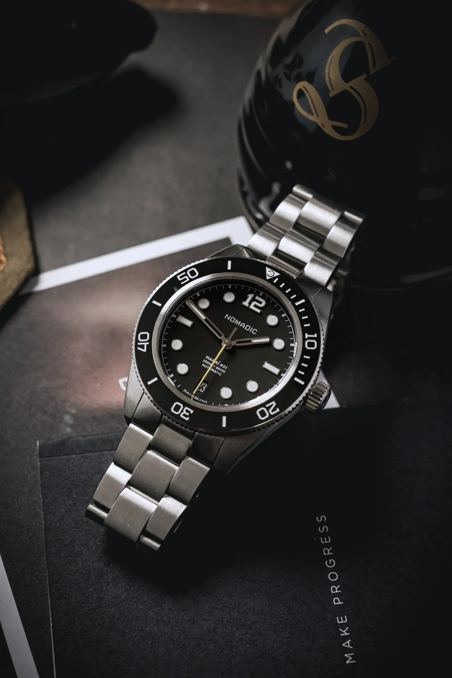Maraí 401 - Pitch Black - 40mm Dive Watch (2026 Edition)