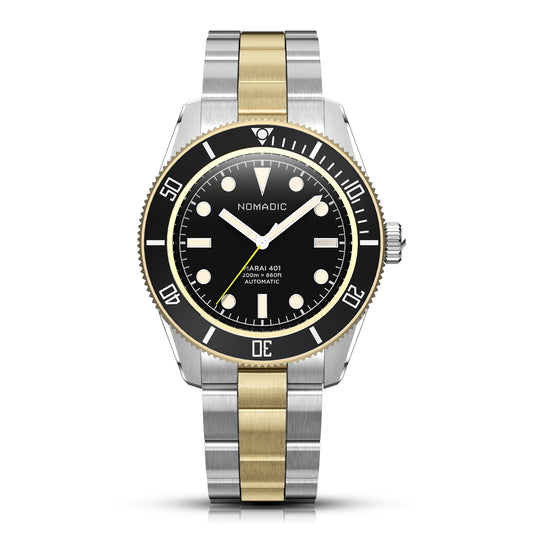 Pitch Black - Maraí 401 Prestige - 18K Gold Dive Watch